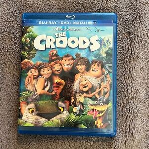 Dreamworks THE CROODS Blu-Ray 3D, Blu-Ray, and DVD Set